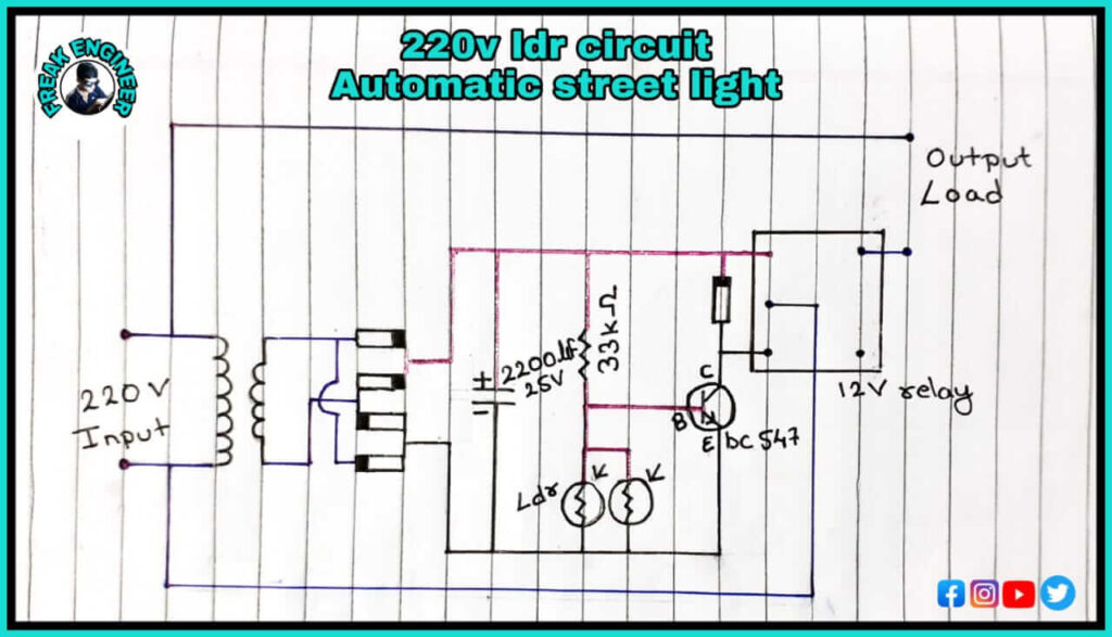 ldr circuit diagram | freak engineer