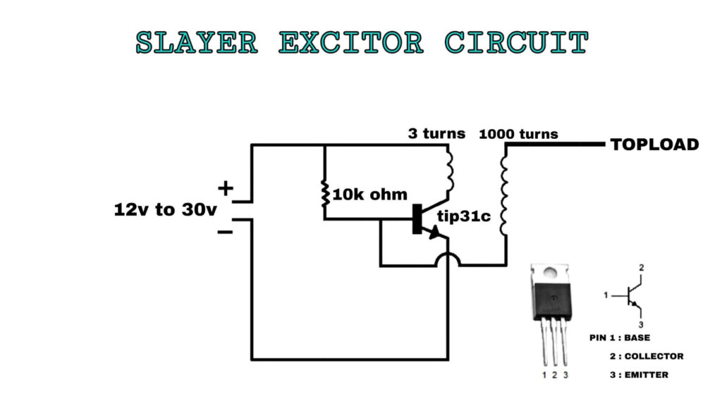 tesla coil schematic diagram