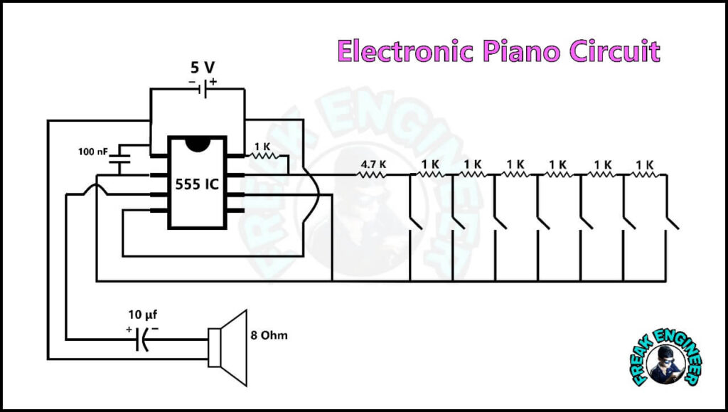 Diy piano circuit