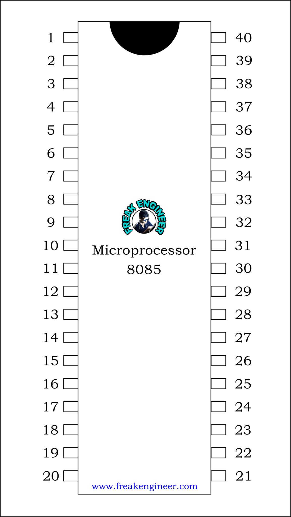 microprocessor-8085-pin-diagram-freak-engineer